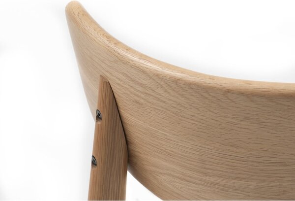 Krémovobiela/v prírodnej farbe jedálenská stolička Elim – Unique Furniture