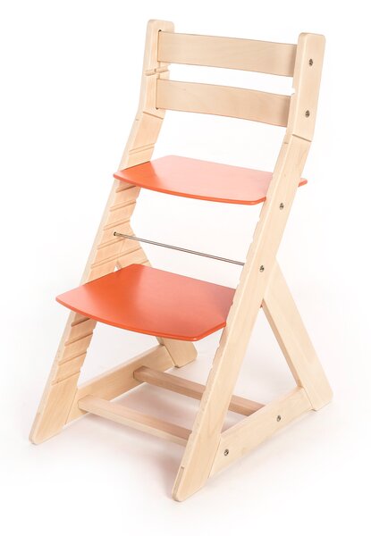 Hajdalánek Rastúca stolička ALMA - standard (breza, oranžová) ALMABRIZAORANZOVA