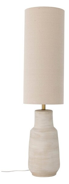 Krémová stojacia lampa s textilným tienidlom (výška 113 cm) Linetta – Bloomingville