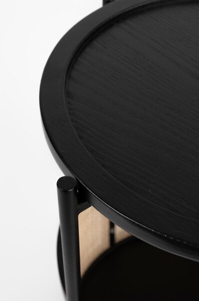 Okrúhly odkladací stolík ø 30 cm Makoto – White Label