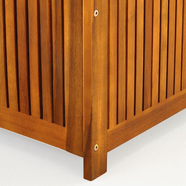 Drevený úložný box ACACIA, 117x50x59cm, prírodná hnedá Jurhan