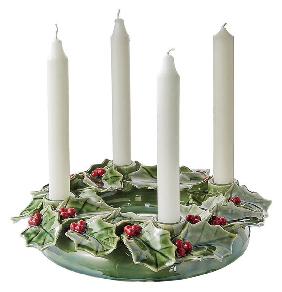 ILEX Adventný veniec 26 cm - zelená
