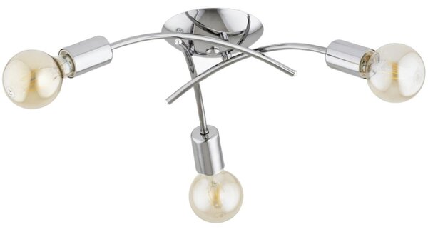 Prisadený luster TORIZO 3xE27/15W/230V lesklý chróm