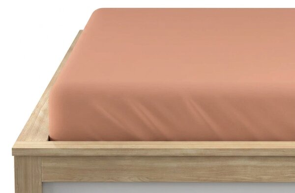 Jersey plachta BASIC marhuľová 90 x 200 cm