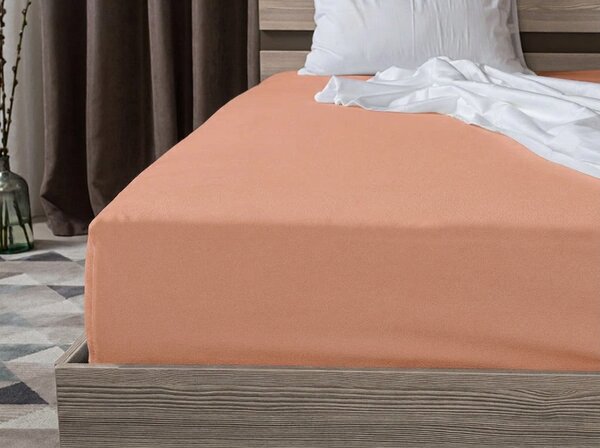 Jersey plachta BASIC marhuľová 90 x 200 cm