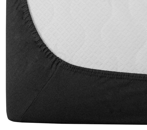 Jersey plachta BASIC tmavo sivá 90 x 200 cm