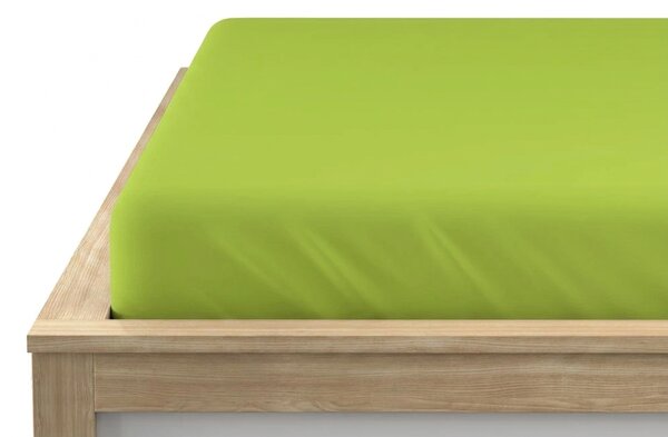 Jersey plachta BASIC svetlozelená 90 x 200 cm