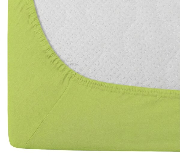 Jersey plachta BASIC svetlozelená 90 x 200 cm