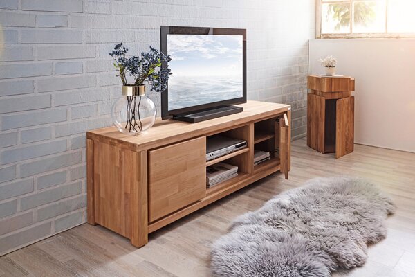 NÍZKA KOMODA, dub, 150/50/40 cm Linea Natura - TV nábytok