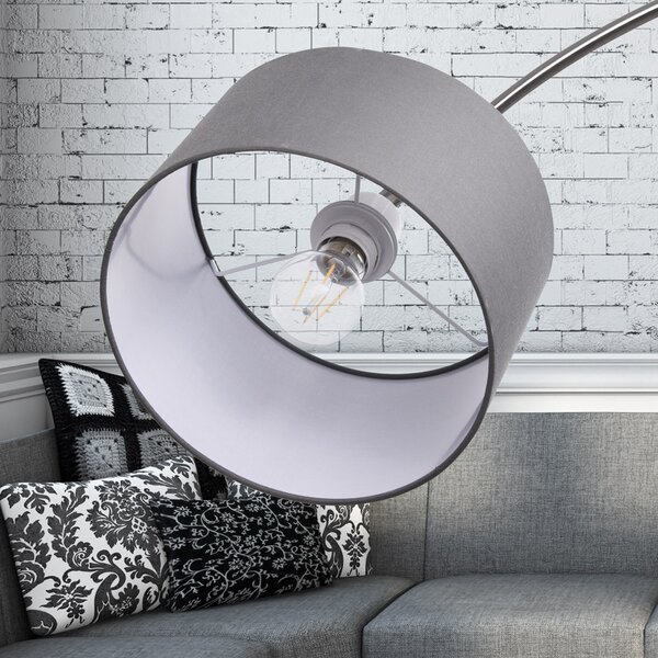 Oblúková stojanová lampa s mramorovou základňou