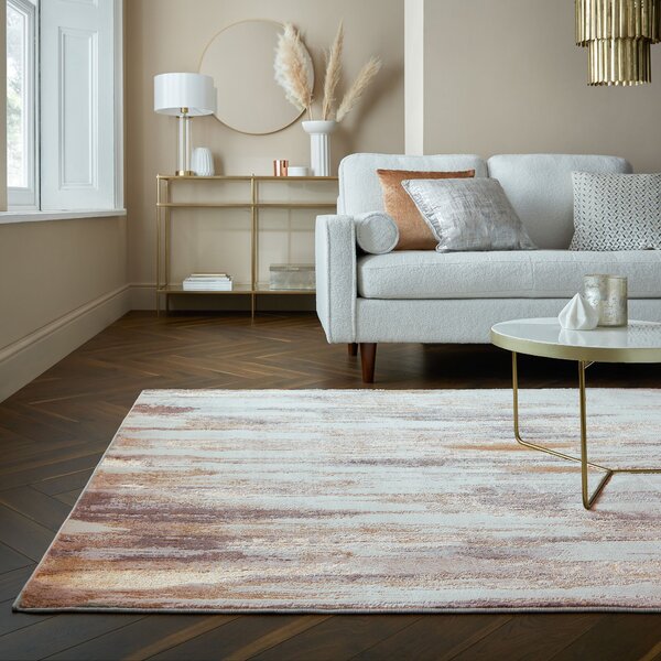 Flair Rugs, Kusový koberec Eris Gleam Gold, 120x170, béžová, obývacia izba
