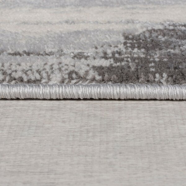 Flair Rugs, Kusový koberec Eris Gleam Silver, 80x150, šedá, obývacia izba