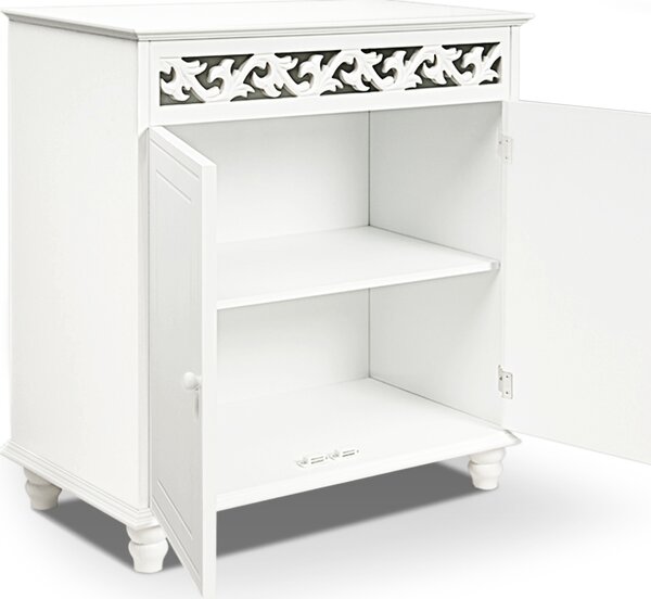 Casaria Komoda JERSEY, 76 x 65 x 35 cm, biela