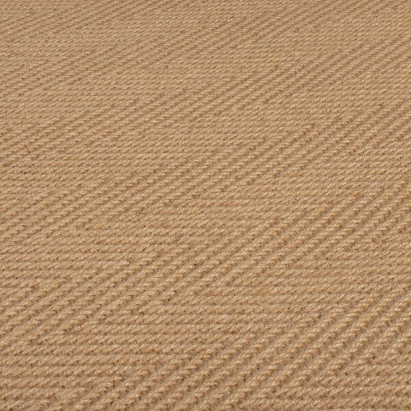 Flair Rugs , Behúň Herringbone Border Kira Green, 60x230, béžová, chodba / predsieň