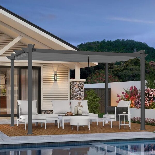 JAKS Záhradný altánok pergola 4 x 3 m Farebné varianty: šedá