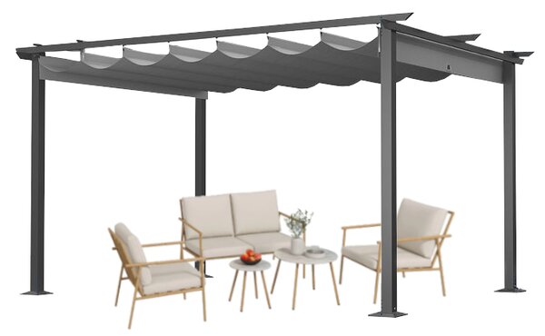 JAKS Záhradný altánok pergola 4 x 3 m Farebné varianty: šedá