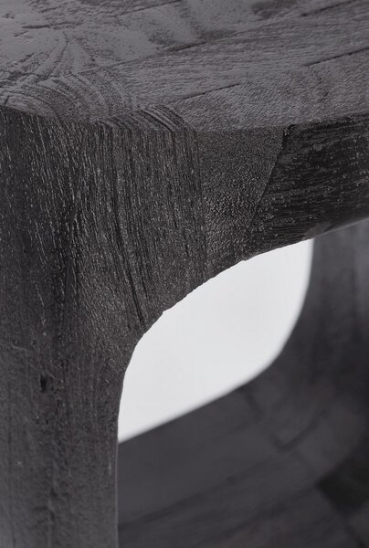 LOPEZ čierny konferenčný stolík D33cm