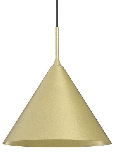 Závesné svietidlo Capital, 1x zlaté kovové tienidlo, (fi 32cm), b
