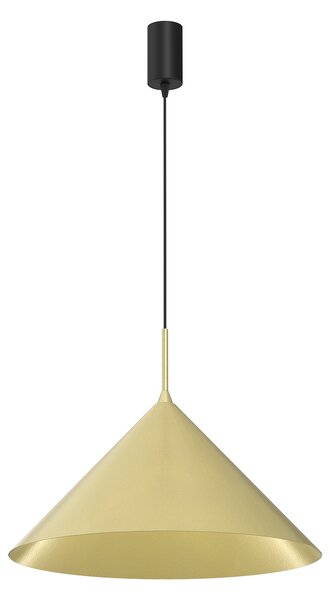 Závesné svietidlo Capital, 1x zlaté kovové tienidlo, (fi 46cm), b