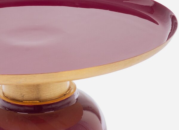 NALIMA BURGUNDY konferenčný stolík D40.5cm