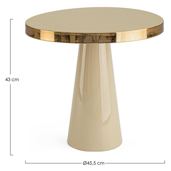 NANDIKA IVORY konferenčný stolík D45.5cm