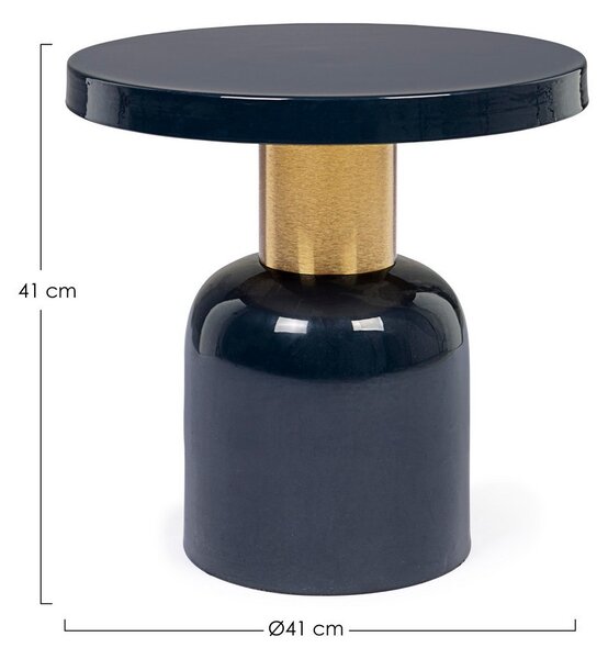 NALIMA modrý konferenčný stolík D41cm
