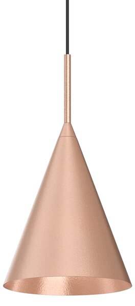 Závesné svietidlo Capital, 1x medené kovové tienidlo, (fi 17cm), b
