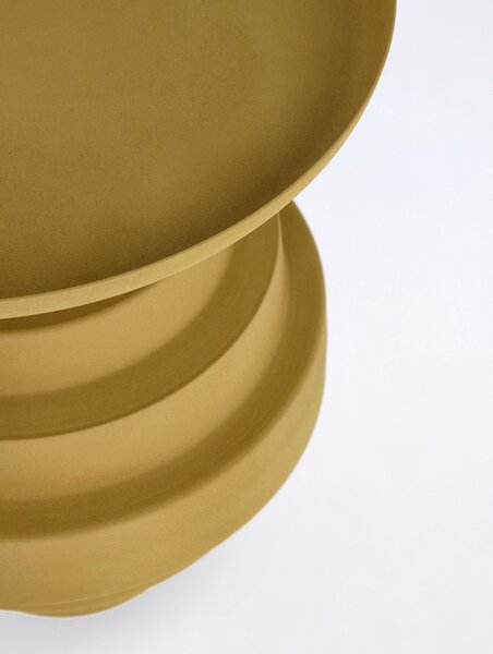 AMBA MUSTARD konferenčný stolík D35.5cm