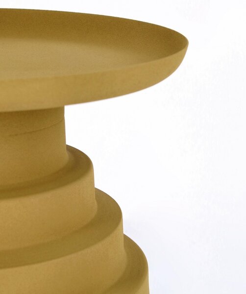 AMBA MUSTARD konferenčný stolík D35.5cm