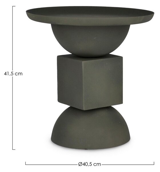 ALKA zelený konferenčný stolík D40.5cm