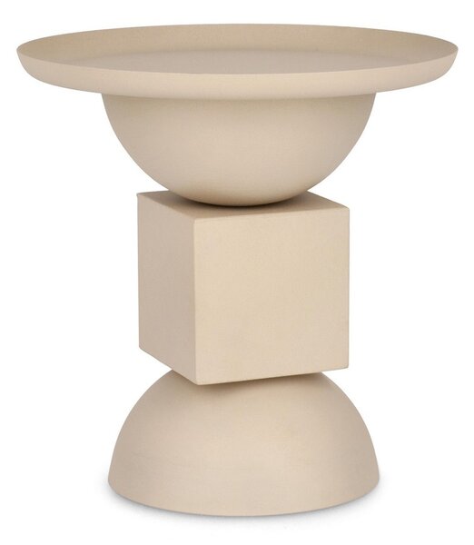 ALKA béžový konferenčný stolík D40.5cm