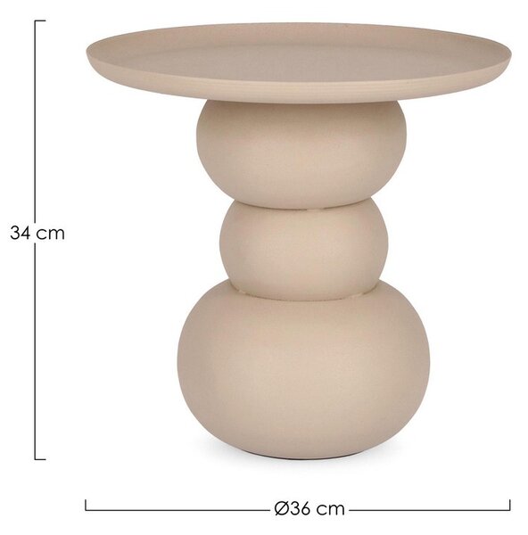 ALPA béžový konferenčný stolík D36cm