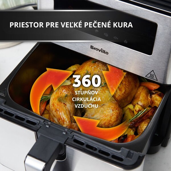Teplovzdušná fritéza Breville HALO XL 9 L DIGITAL VDF131X
