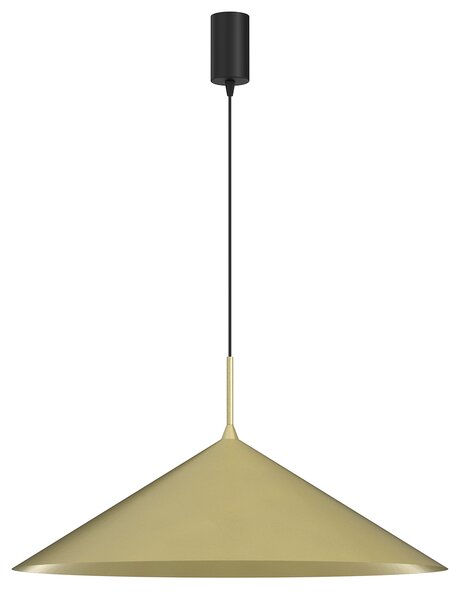 Závesné svietidlo Capital, 1x zlaté kovové tienidlo, (fi 60cm), b