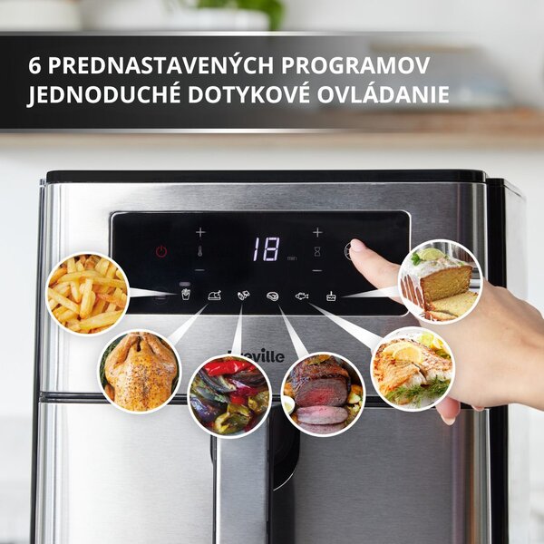 Teplovzdušná fritéza Breville HALO XL 9 L DIGITAL VDF131X