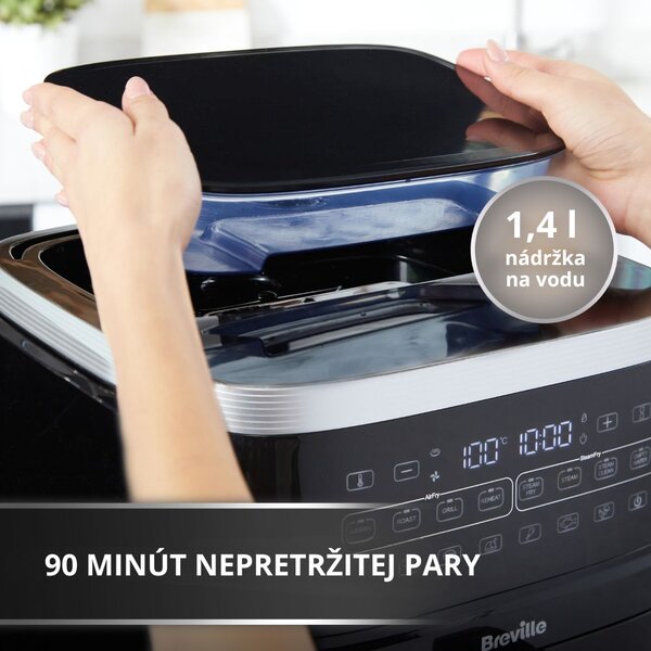 Teplovzdušná fritéza Breville HALO STEAM VDF133X, 7 L