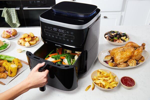 Teplovzdušná fritéza Breville HALO STEAM VDF133X, 7 L
