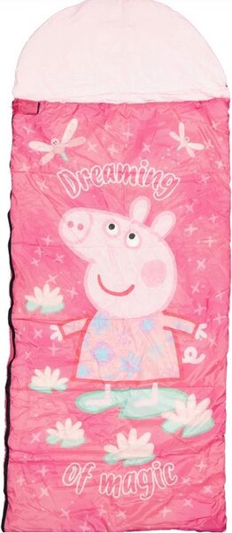 Detský spací vak PEPPA PIG 170x70 cm, ružový