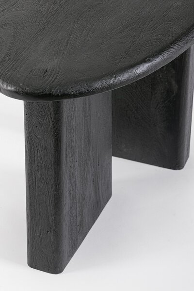 ZACATECAS čierny konferenčný stolík 60x45cm