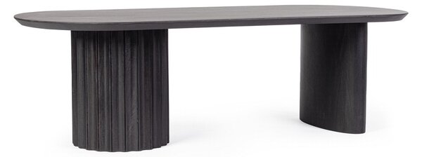 ORISSA čierny konferenčný stolík 130x65cm