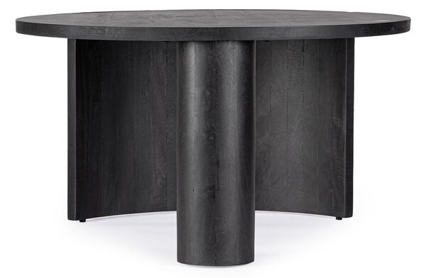 ORISSA čierny konferenčný stolík D80cm