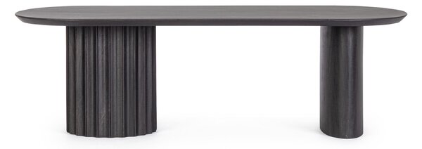 ORISSA čierny konferenčný stolík 130x65cm