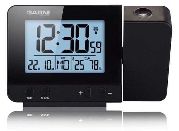 GARNI technology Digitálny budík s projekciou času a vnútornej teploty GARNI 140