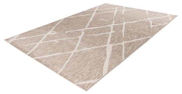 Obsession , Kusový koberec My Tallinn 540 Taupe - na von aj na doma, 80x150, béžová, chodba / predsieň
