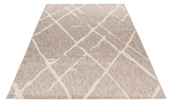 Obsession , Kusový koberec My Tallinn 540 Taupe - na von aj na doma, 80x150, béžová, chodba / predsieň