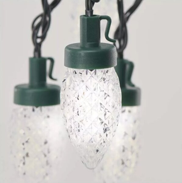 LED vonkajšia reťaz 50xLED/8 funkcií 14,8 m IP44 studená biela