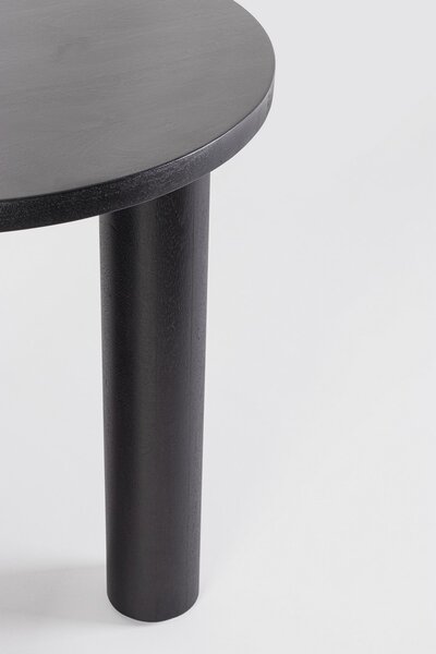ORISSA čierny konferenčný stolík D50cm