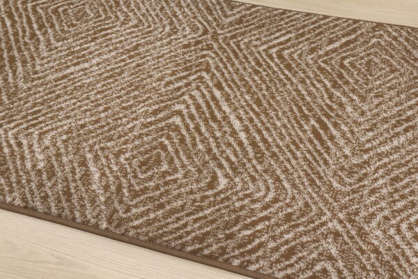 Alfa Carpets , Kusový koberec Ethno brown, 80x150, hnedá, obývacia izba