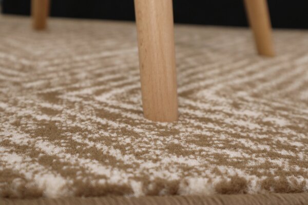 Alfa Carpets , Kusový koberec Ethno brown, 80x150, hnedá, obývacia izba
