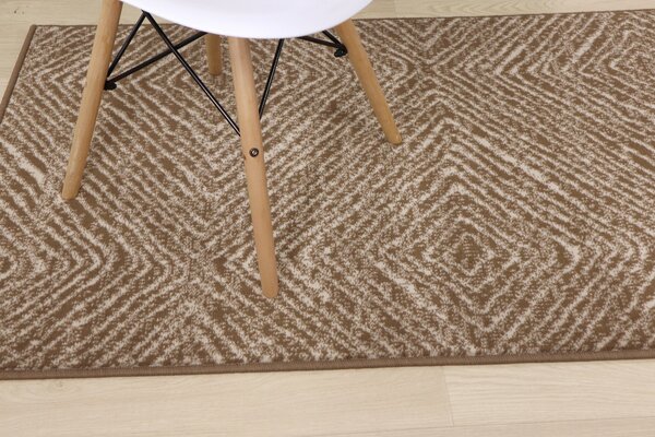 Alfa Carpets , Kusový koberec Ethno brown, 80x150, hnedá, obývacia izba